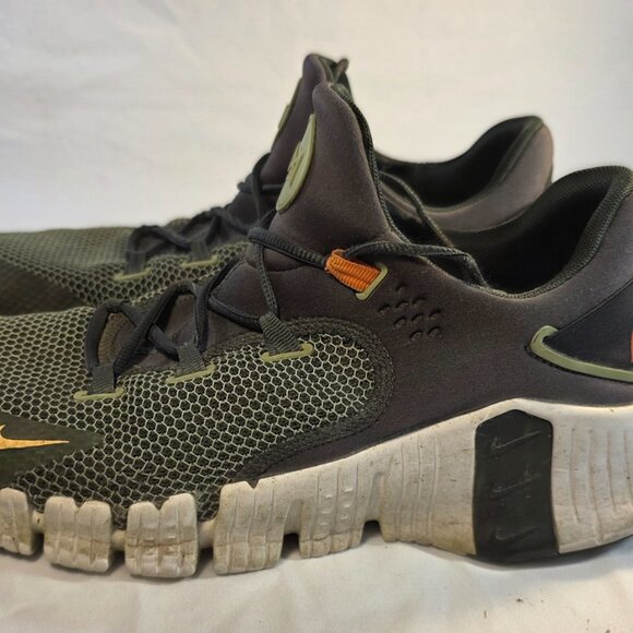 Nike Men\'s Free Metcon 4 Size 14 Cargo Khacki Safety Orange CT3886-301 main image 7